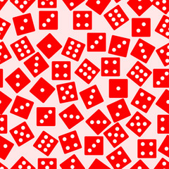 Seamless dice background