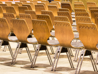 Chair in the conference room