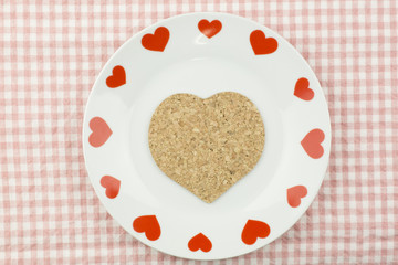 真上から見たハート