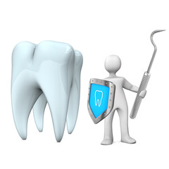 Dentist Shield Scaler