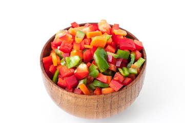 chopped vegetables