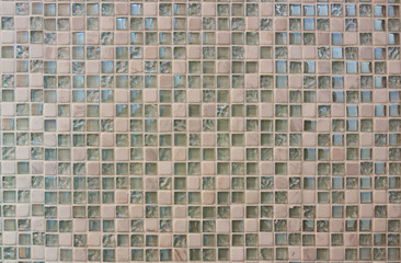 Wall tile mosaic