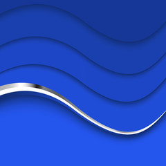Abstract blue background. Vector