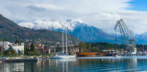 Port. Tivat, Montenegro