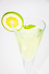 cocktail on white background