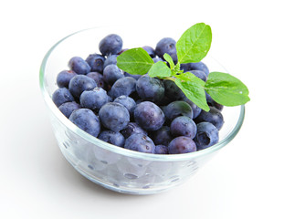Bowl of blueberries