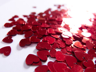 hearts confetti
