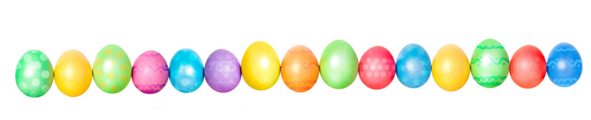 Colorful Easter eggs