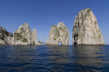 Fototapeta premium Faraglioni in Capri island - Italy