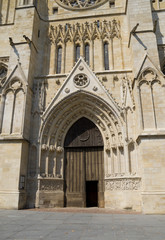 Obraz premium Porte entrée Cathédrale Saint-André