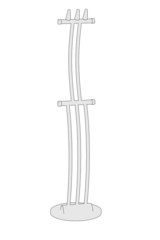 cartoon image of clothes rack