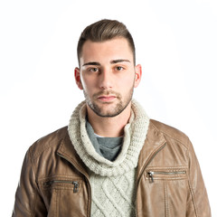 Obraz premium Handsome man over isolated background