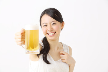 ビール・女性
