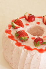 ストロベリーシフォンケーキ