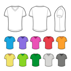 T-shirt in various colors.