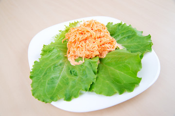 Fresh vegetables.