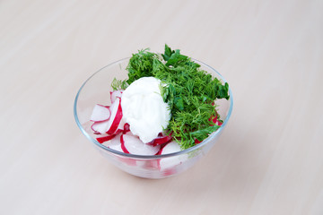 Radish salad