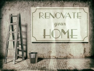 Renovate your home on wall, Time to Refurbishment