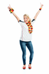 Begeisterter Fußballfan