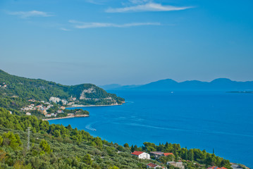 Naklejka na ściany i meble Adriatic Sea in Dalmatia