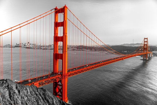 Fototapeta Golden Gate, San Francisco, Kalifornia, USA.