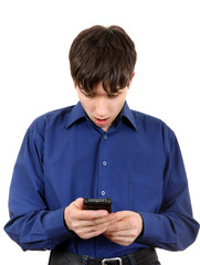 Young Man with Cellphone