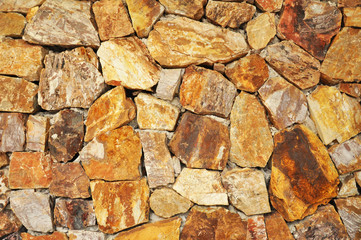 Stone wall texture as background