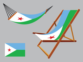 djibouti hammock and deck chair set