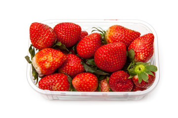 Box or punnet of strawberries