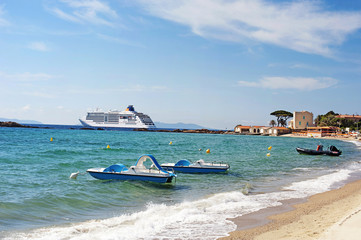Meer, Strand, Saint Tropez, Frankreich