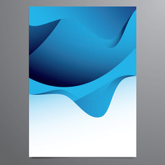 vector business flyer, poster template