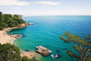 Seafront of Lloret de Mar, Spain