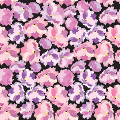 Abstract art texture. Floral seamless splash pattern