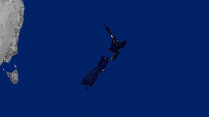 Obraz na płótnie Canvas New Zealand - Night