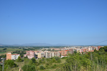Fototapeta na wymiar Widok na zamek od Figueres Sant Ferran