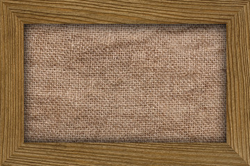 Background made of wooden planks and old canvas