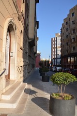 Fototapeta na wymiar Centrum miasta Figueres, Hiszpania