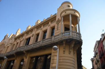 Fototapeta na wymiar architektura, Figueres, Espagne