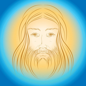Jesus Christ shine light gloride rays