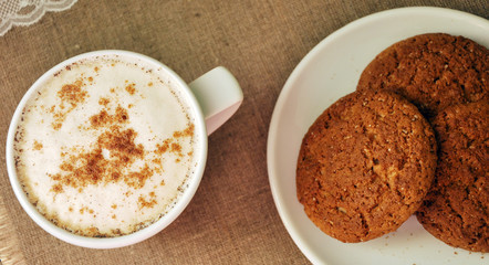 Aromatic morning coffee