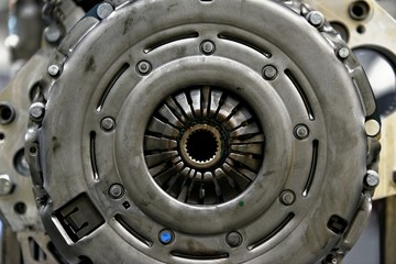 Industrial engine part of a machine