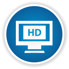HD monitor symbol,vector