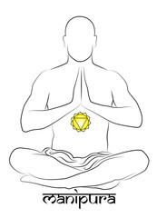 Manipura yoga chakra - 61048217