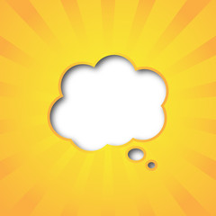 Abstract Speech Bubble