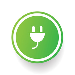 Energy plug symbol,vector