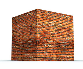 brick  geometric shapes cube
