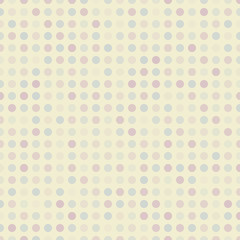 Retro dot vector seamless pattern (tiling). Endless texture