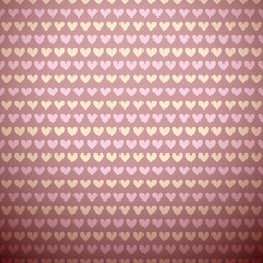 Romantic vector seamless pattern (tiling). Sweet pink