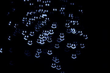 Festive background of lights