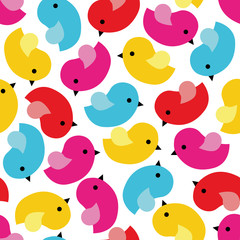 birds seamless pattern